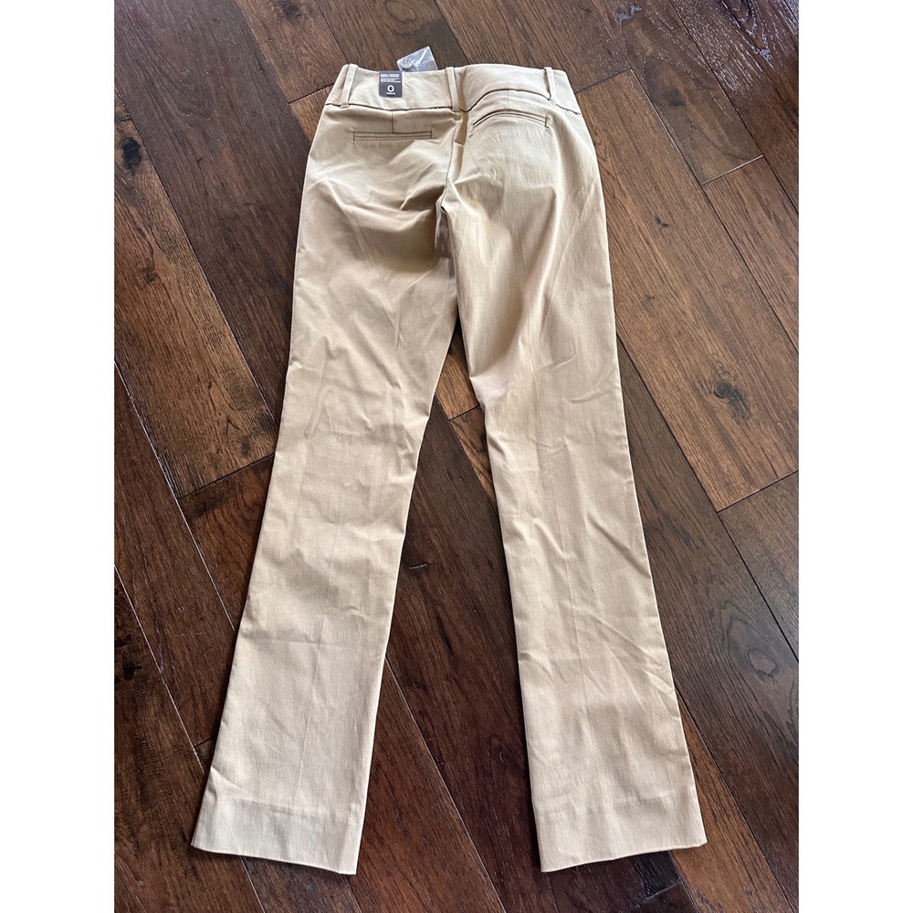 The Limited Exact Stretch Modern Bootcut Pants Tan Khaki Size 0 Regular NWT
